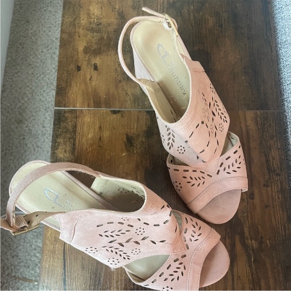 CL by Chinese Laundry Taupe Cutout Block Heels - Picture 5 of 5